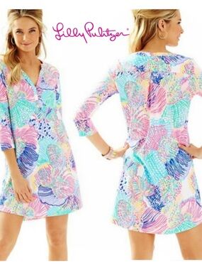 Lilly Pulitzer Ali dress in print Roar of the Seas size XS